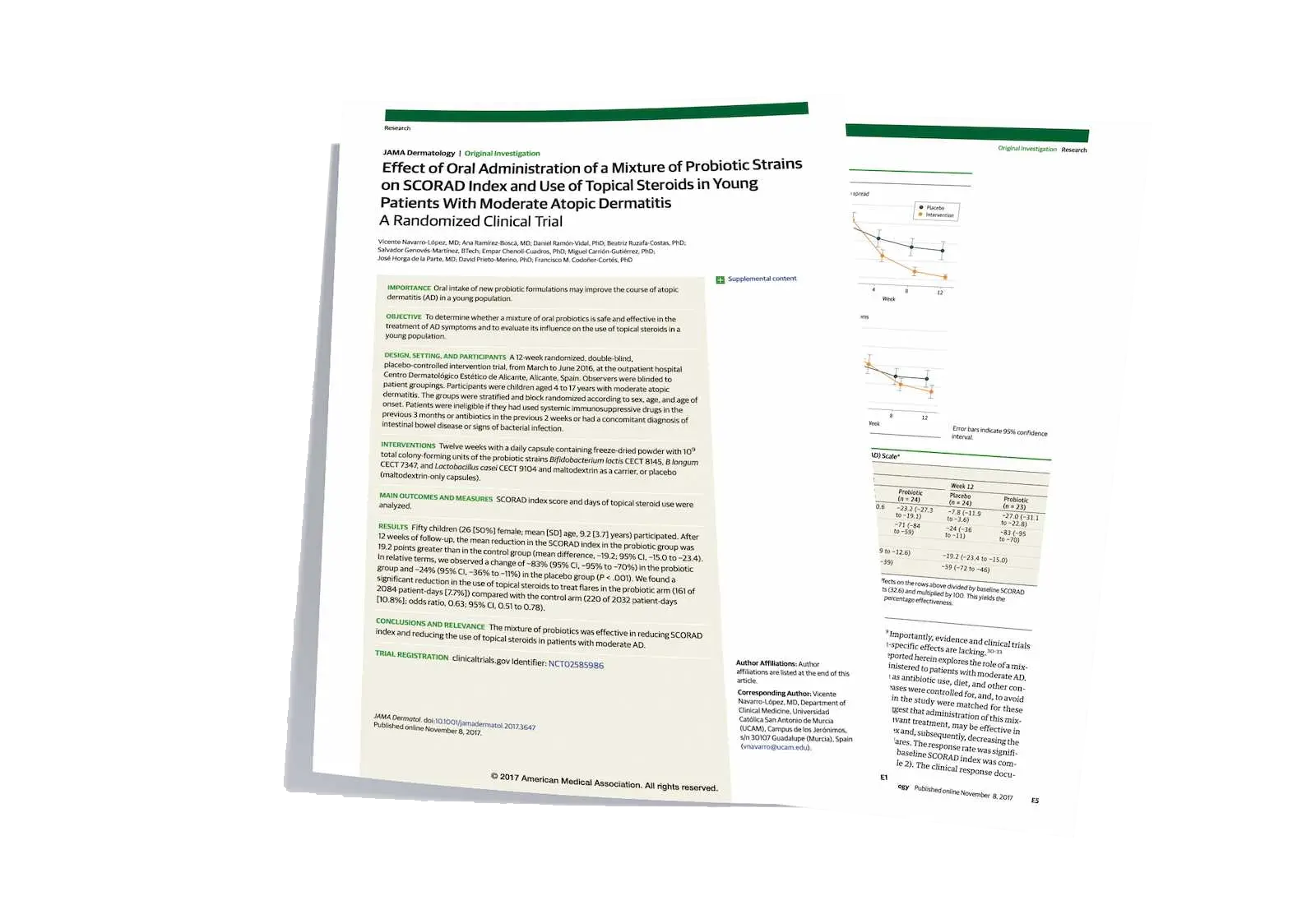 skinesa clinical studies papers