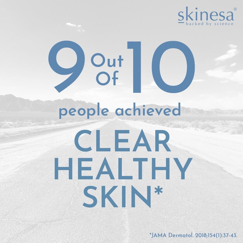 Skinesa ingredients 92% success rate in the clinical trial 