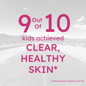 9 out of 10 kids achieved clear, healthy skin